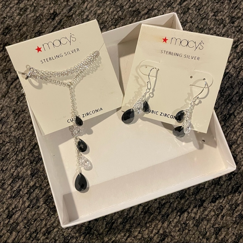 Beautiful CZ necklace & earrings